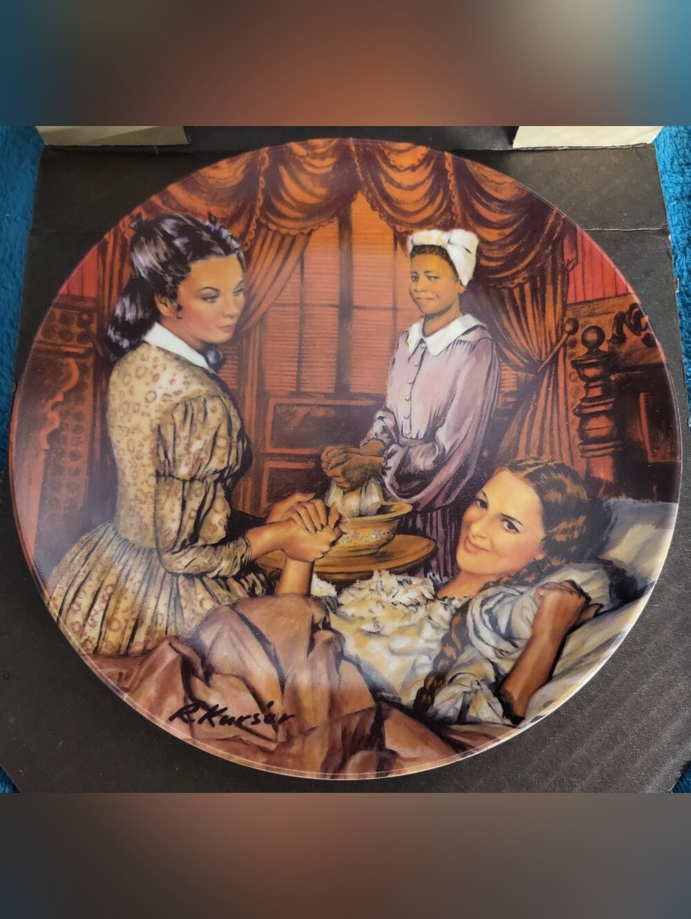 Vintage Gone With The Wind Collectible Plate NIB